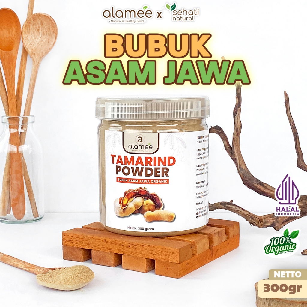 

ALAMEE Bubuk Asam Jawa Tamarind Seasoning Poweder Murni Tanpa Campuran Bumbu Masakan Dapur 300gr