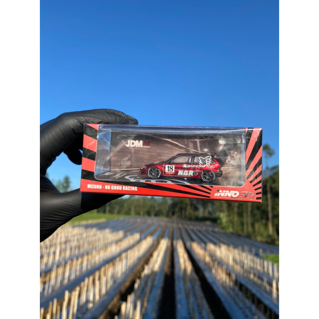 Inno64 Honda Civic ef9 mizuho kanzojoku segel diecast 1/64