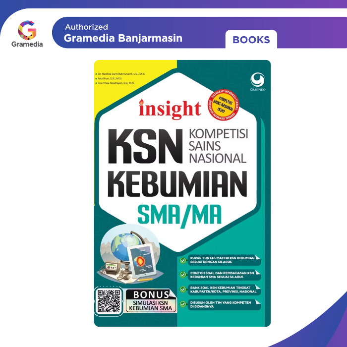 Gramedia Banjarmasin - INSIGHT KSN (Kompetisi Sains Nasional) Kebumian SMA