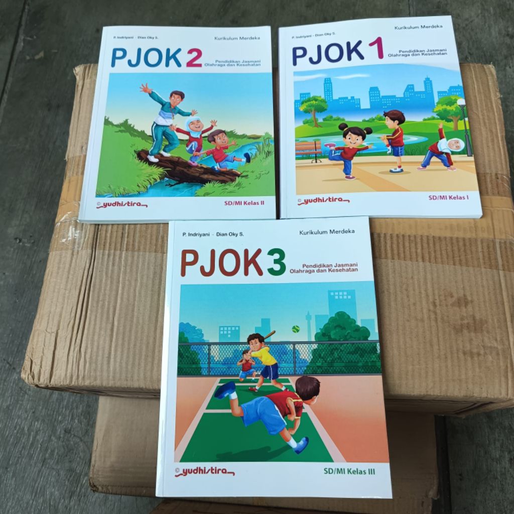 Buku Yudhistira PJOK kelas 1-6 SD Kurmer
