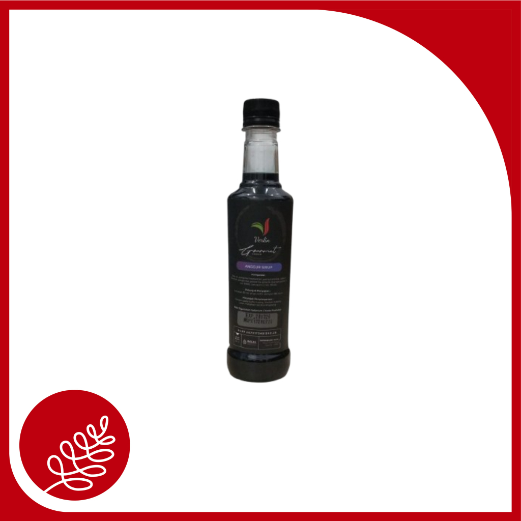 

SIRUP PREMIUM VERLIN GOURMET SYRUP 350 ML | PREMIUM SYRUP | CAFE SYRUP