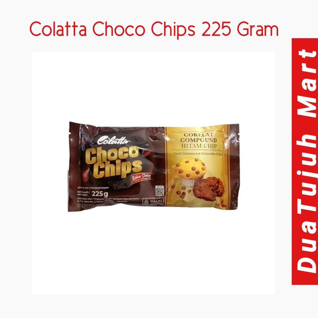 

Colatta Choco Chips Kerucut 225 gram - Tahan Panggang