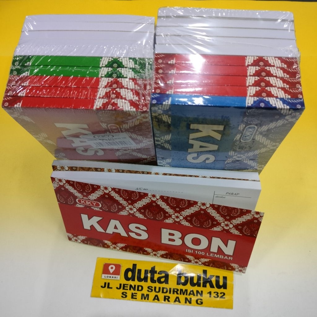 

[5 BUKU] Buku Kasbon / Buku Kas Bon Kiky 100 Lembar