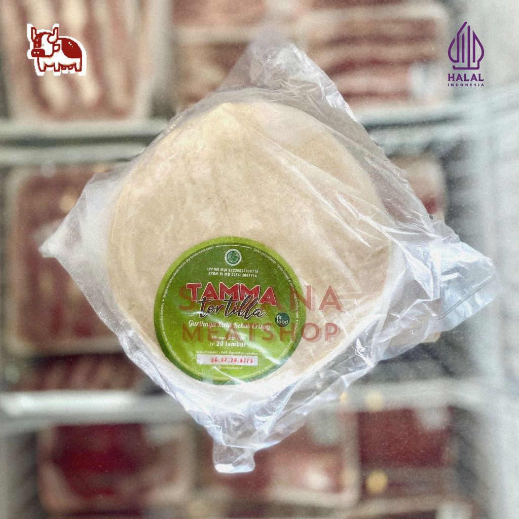 

Tamma Tortilla Roti Lilit Kebab Isi 20 Lembar – 20cm | Roti Kebab Tortilla HALAL