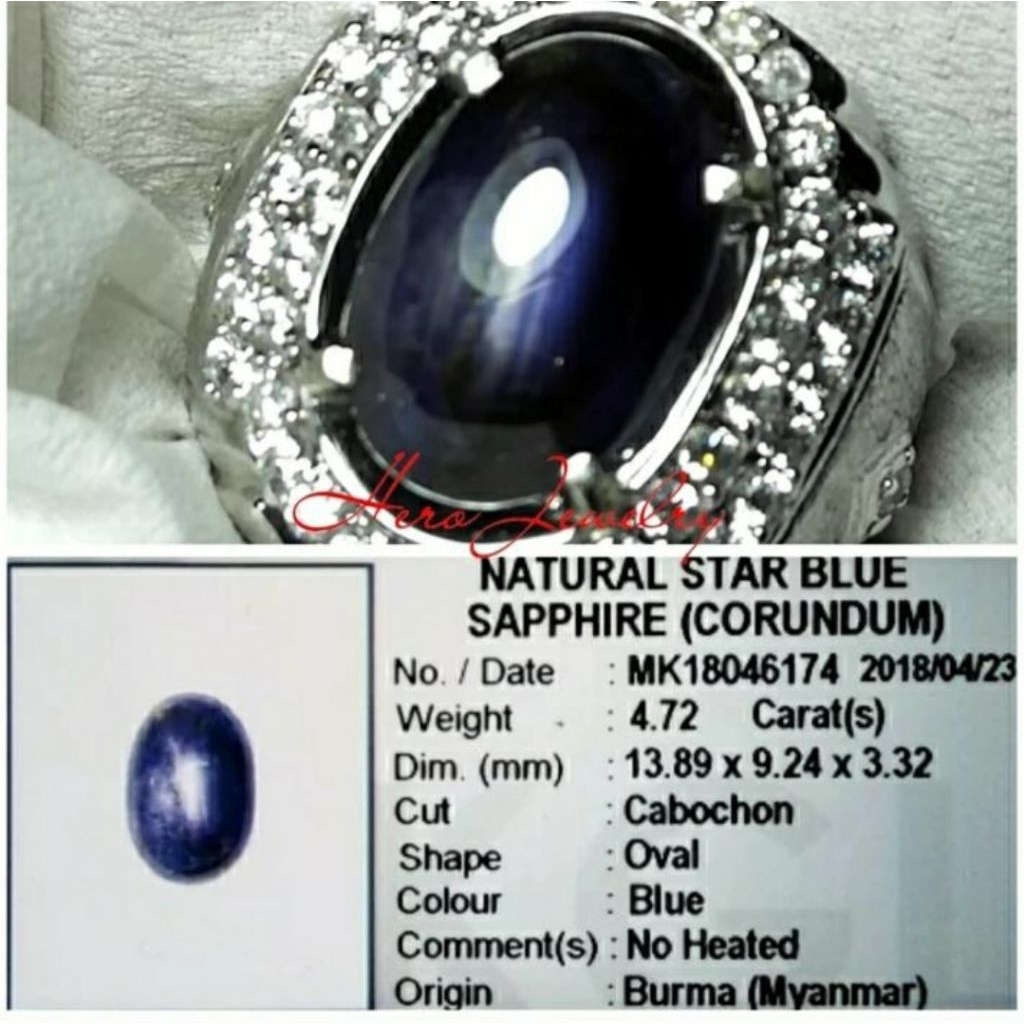 No Heat Blue Sapphire Birma Natural Safir Myanmar Ada garnet tsavorite alexandrite chrysoberyl topaz