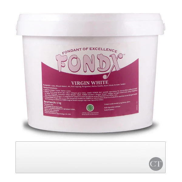 

FONDX VANILLA WHITE 5 KG (KEMASAN ASLI) / PRE-ORDER
