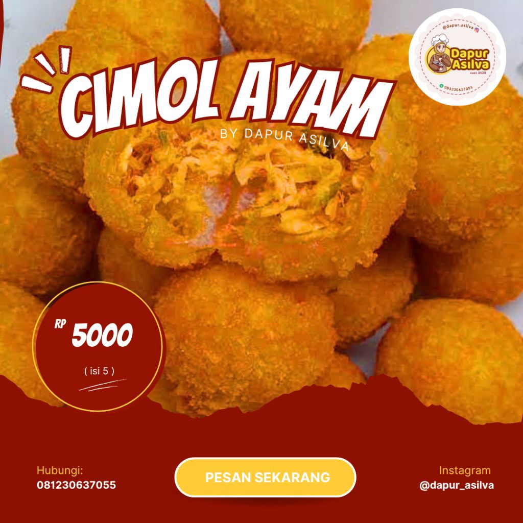 

Cimol crispy ayam suwir by dapur Asilva (isi 5)