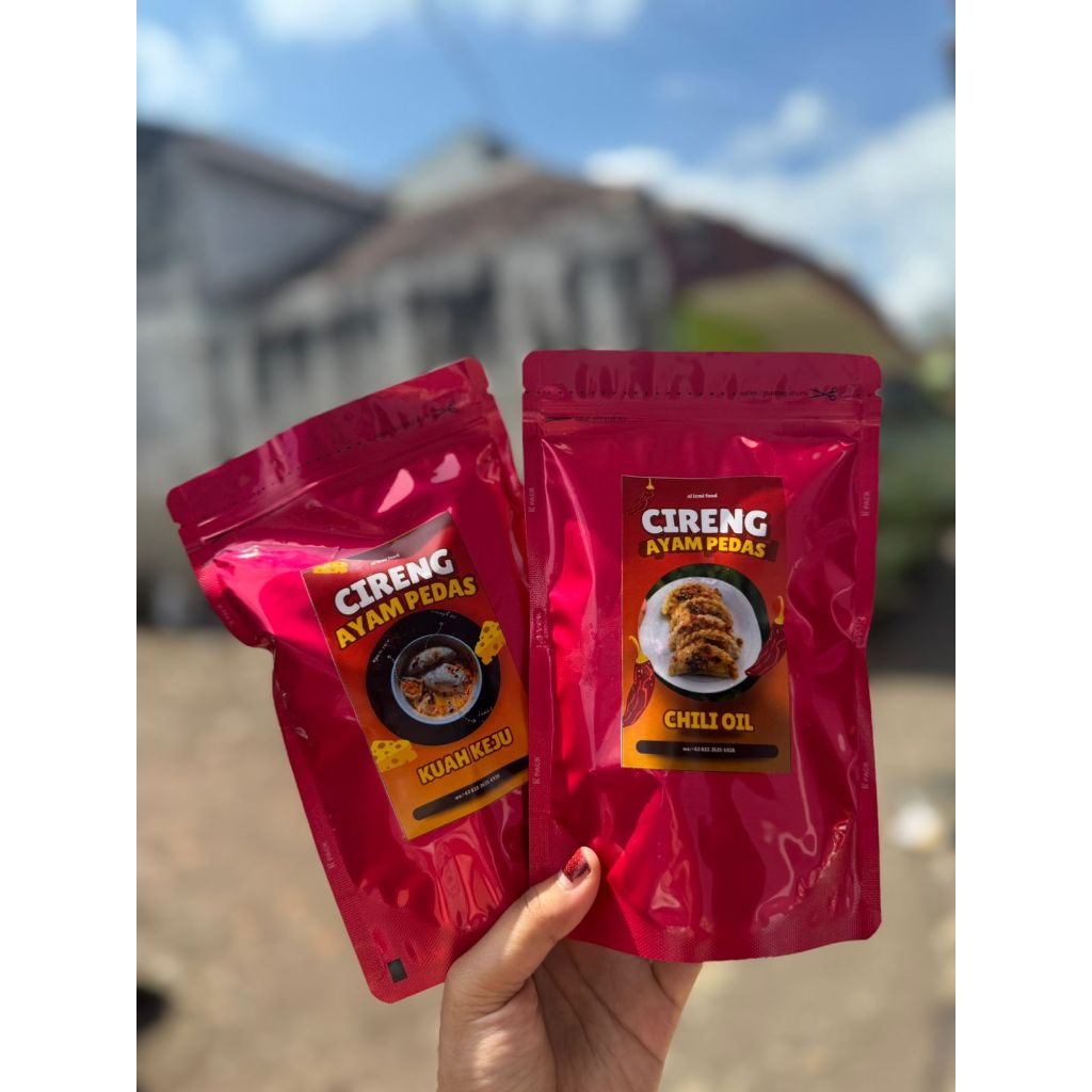 

TEBUS MURAH BELI 3 FREE 1 CIRENG KUAH KEJU/CHILI OIL VARIAN ISI USUS/ATI/AYAM PEDAS/AYAM ORIGINAL