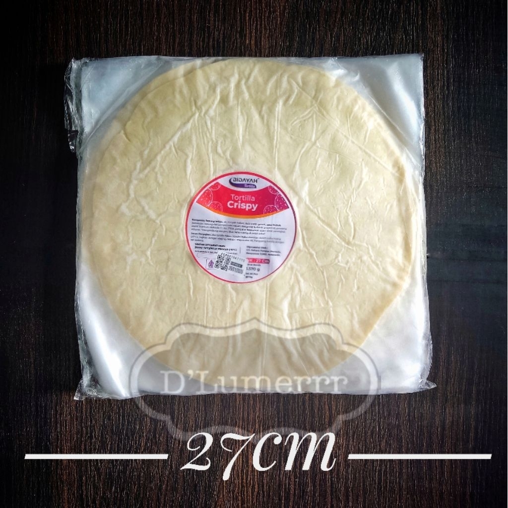 

Tortilla Tortila Kulit Kebab Premium Sahara Bidayah 27cm (20 pcs)