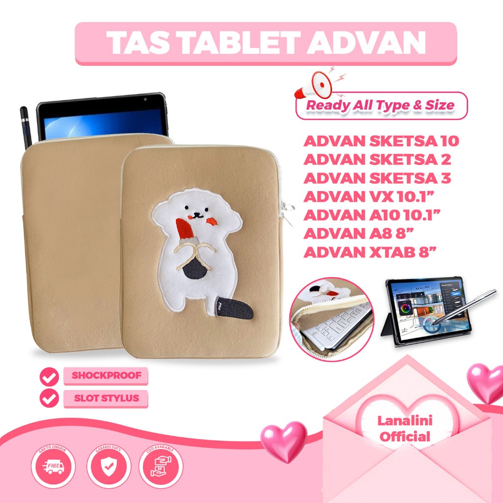 Advan Tab Sketsa 3 2 1 A10 A8 Xtab VX W80 W90 W100 Tab 8001Tab 8002 Tab 8 Tab 8003 Gallilea Belajar 