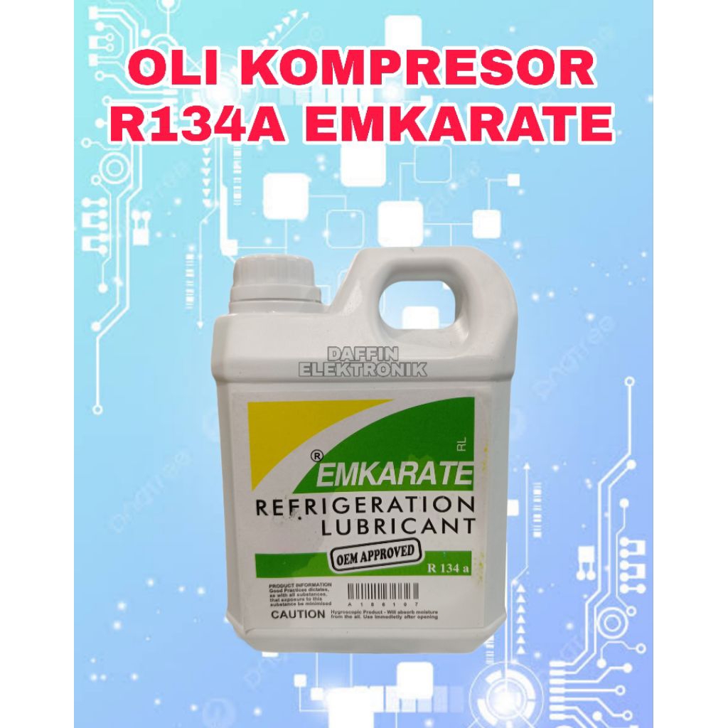 OLI EMKARATE R134A UNTUK KOMPRESOR | OLI R134A