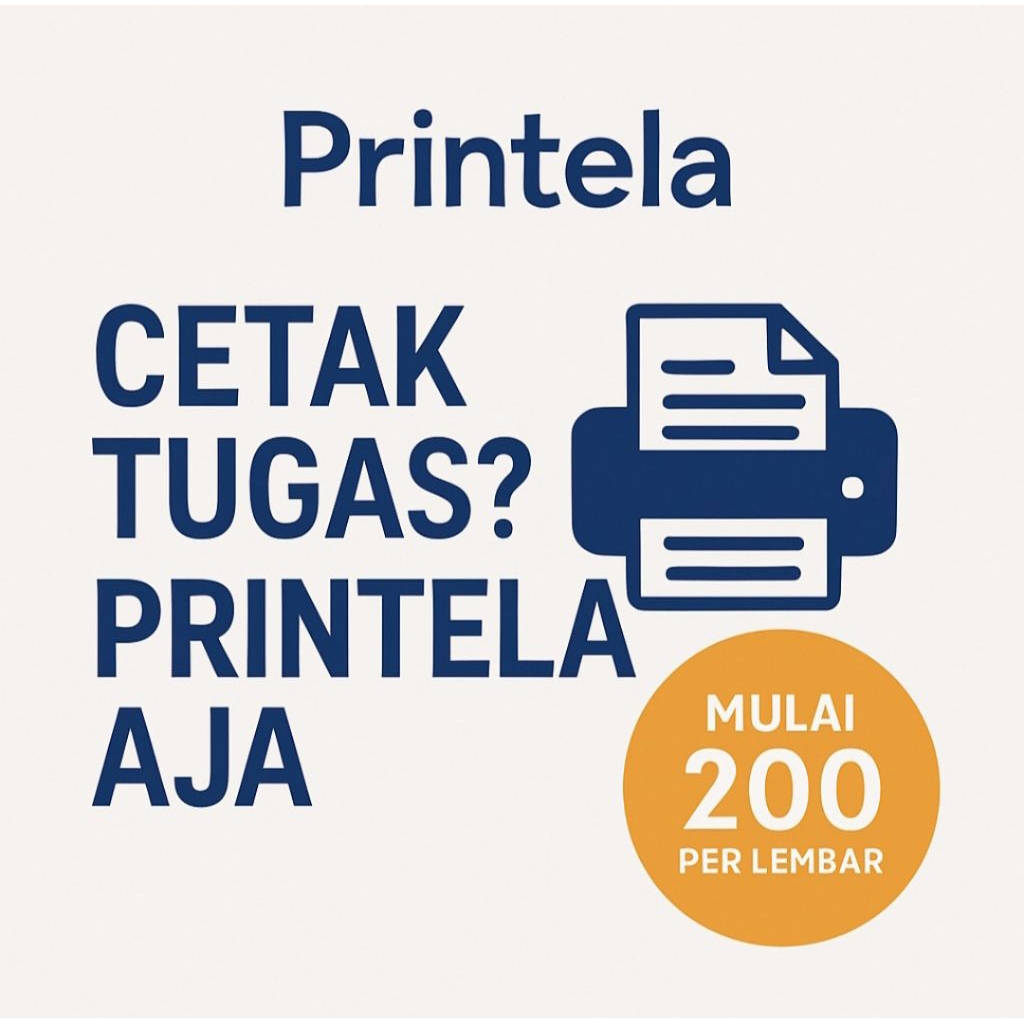 

Cetak Dokumen A4 - BW / Warna