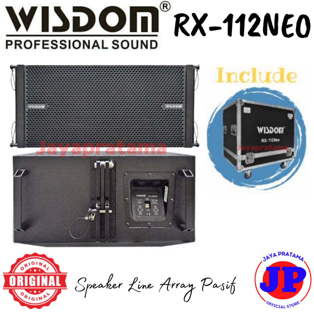 Wisdom RX112 Neo Speaker Line Array Pasif Original RX-112