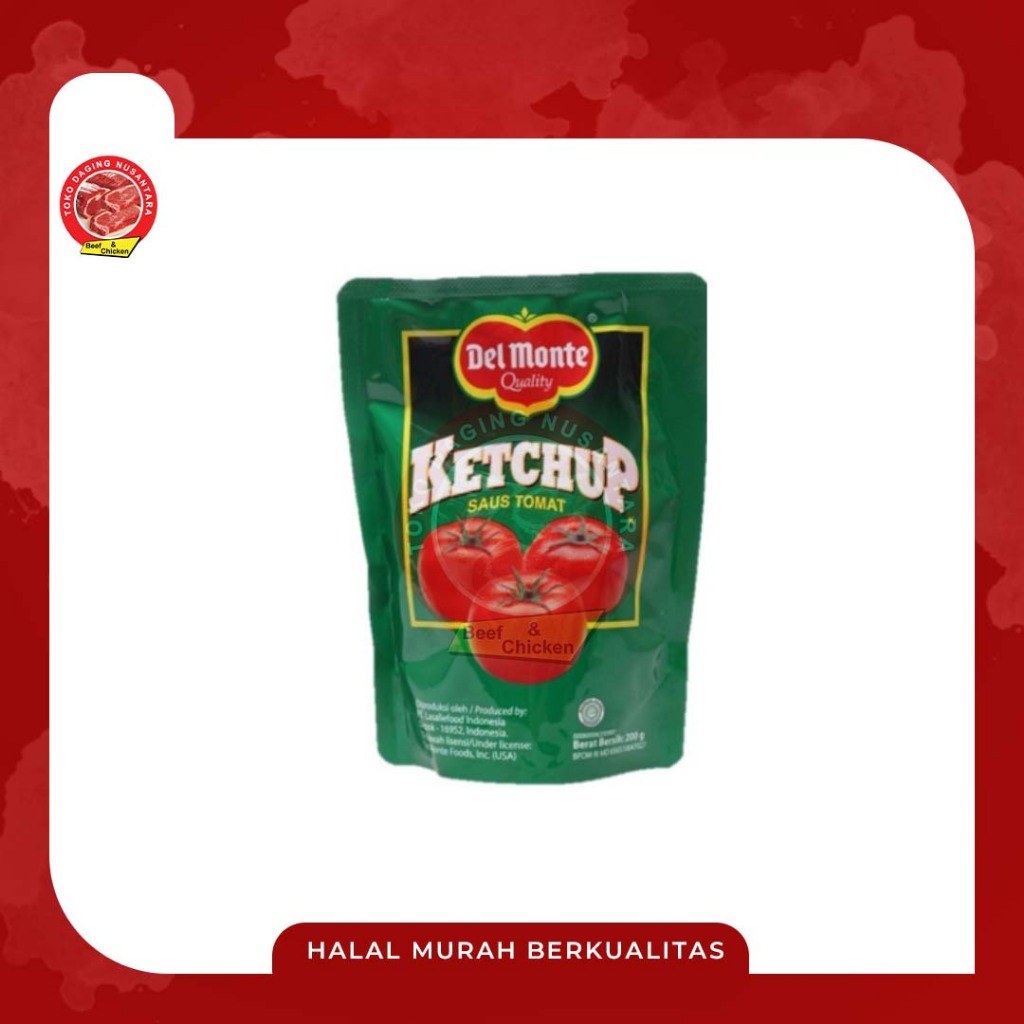 

DELMONTE SAUS TOMAT POUCH 200 GRAM