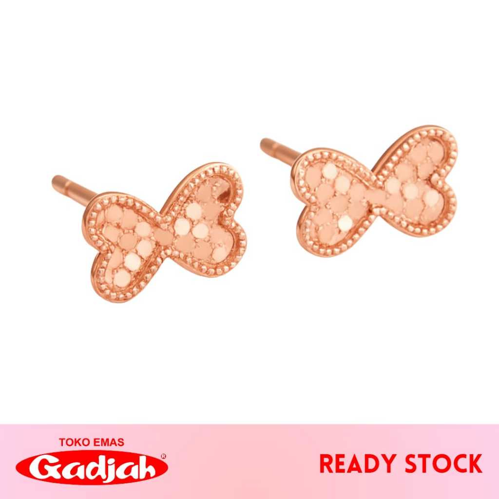 Giwang Emas Tusuk Ribbon Blink- Toko Emas Gadjah