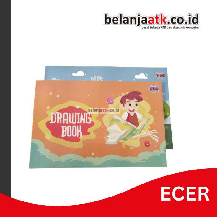 

[ECER] Buku Gambar Sidu A4 (Buku Mewarnai Anak)