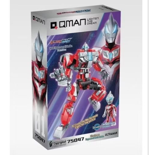 Mainan Robot Action Figure Lego Qman Keeppley Ultraman Geed