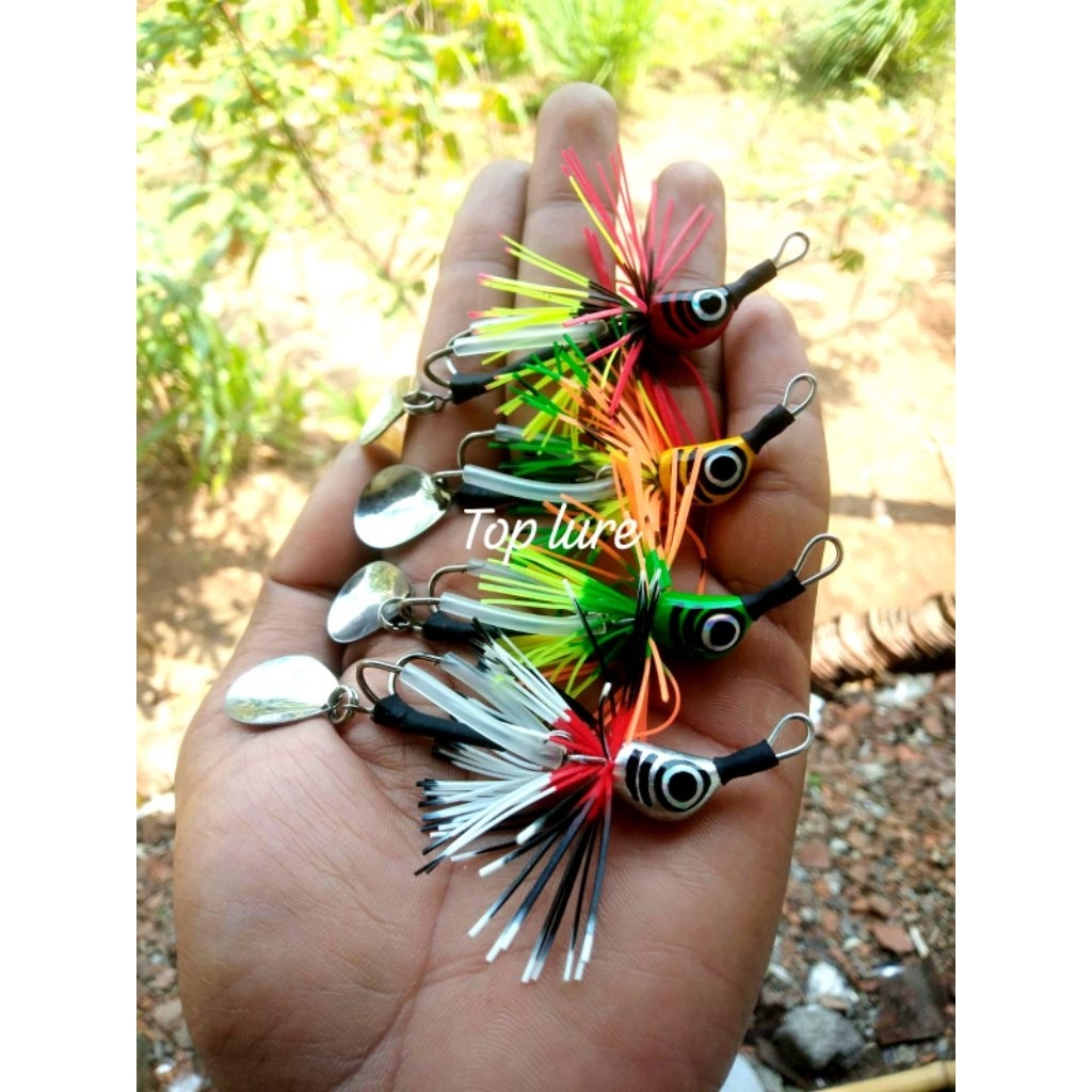 spin frog / swimbait / umpan cesting dasaran gabus toman 7/8grm