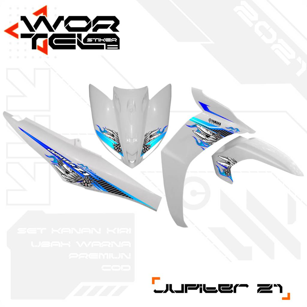 Striping Jupiter Z1-Stiker Transparan Jupiter Z1 Sayap Keren (Sudah Terpotong)