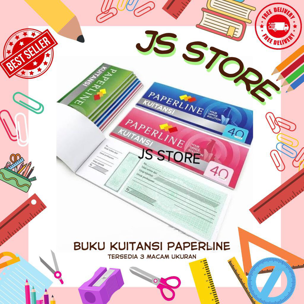 

Buku Kuitansi / Kwitansi Paperline Besar Sedang Kecil