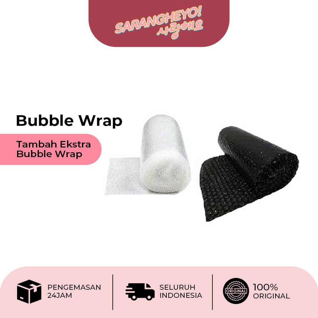 

Extra Bubble Wrap (Packing Tambahan) untuk Pengiriman Agar Aman