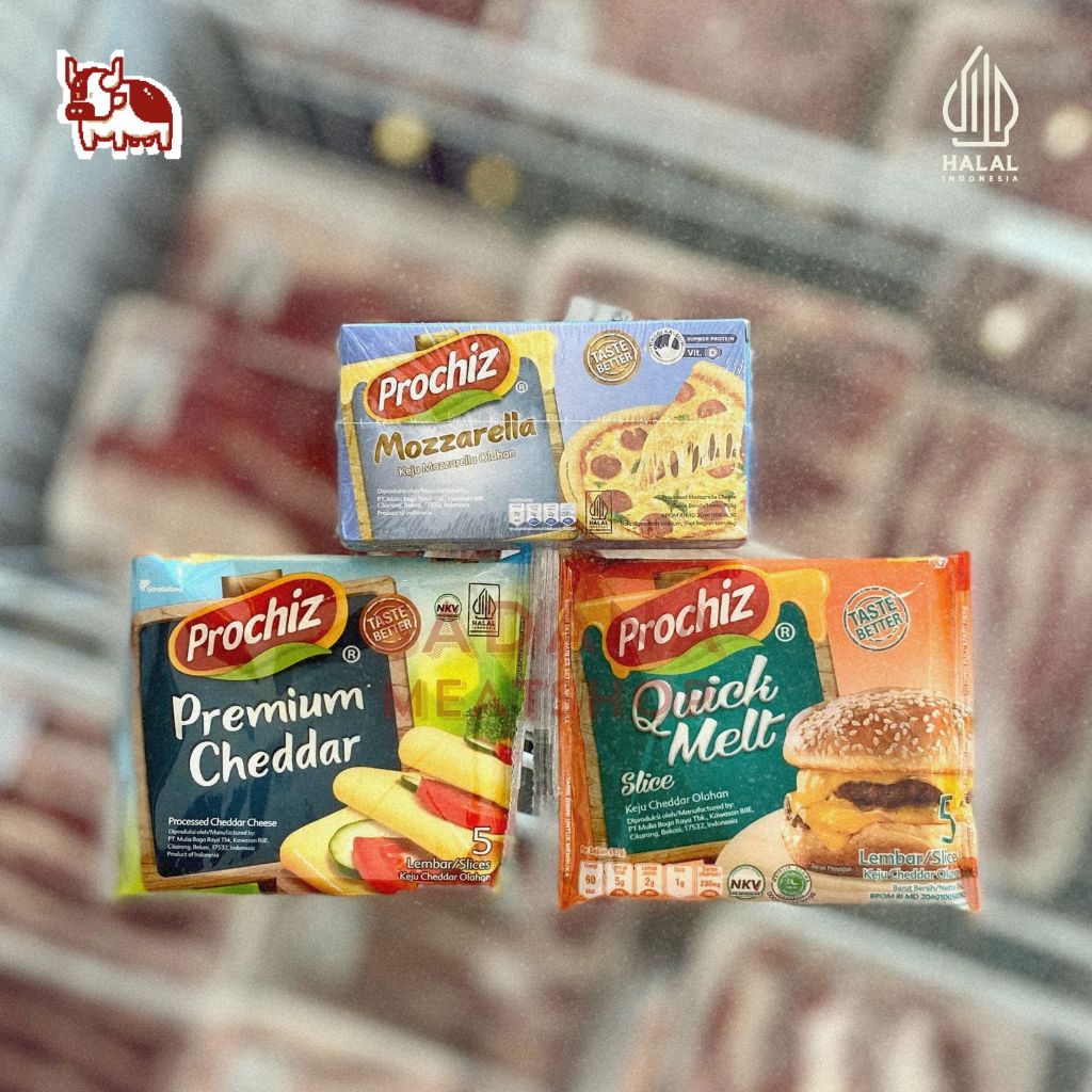 

PROCHIZ Mozzarella 160g | Quick Melt Slice | Keju Slice 5's 85g
