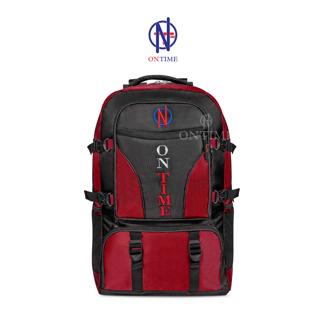 ONTIME - Tas Ransel Jumbo Tas Punggung 60 Liter Tas Ransel Pria Ransel Pria Tas Ransel Pria Tas Rans