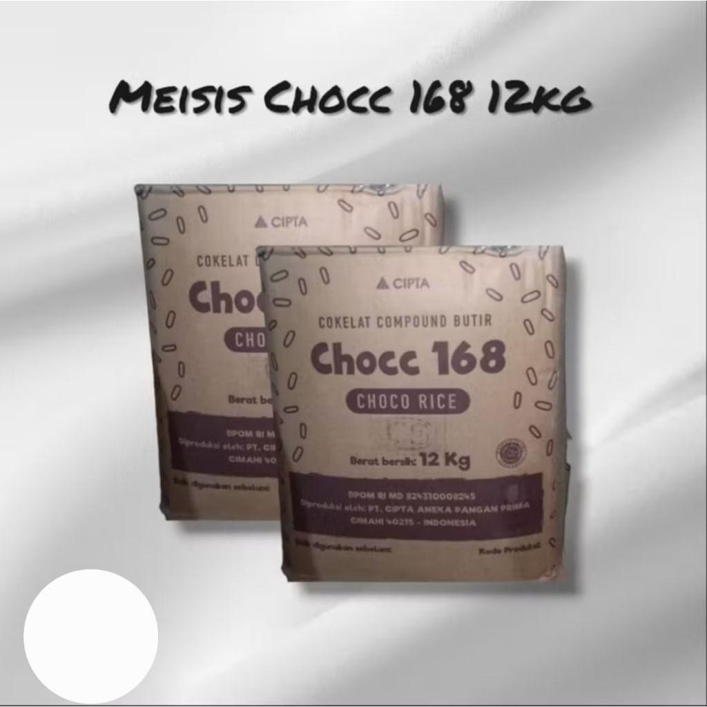 

Meses coklat Chocc 168 12kg / 1 dus