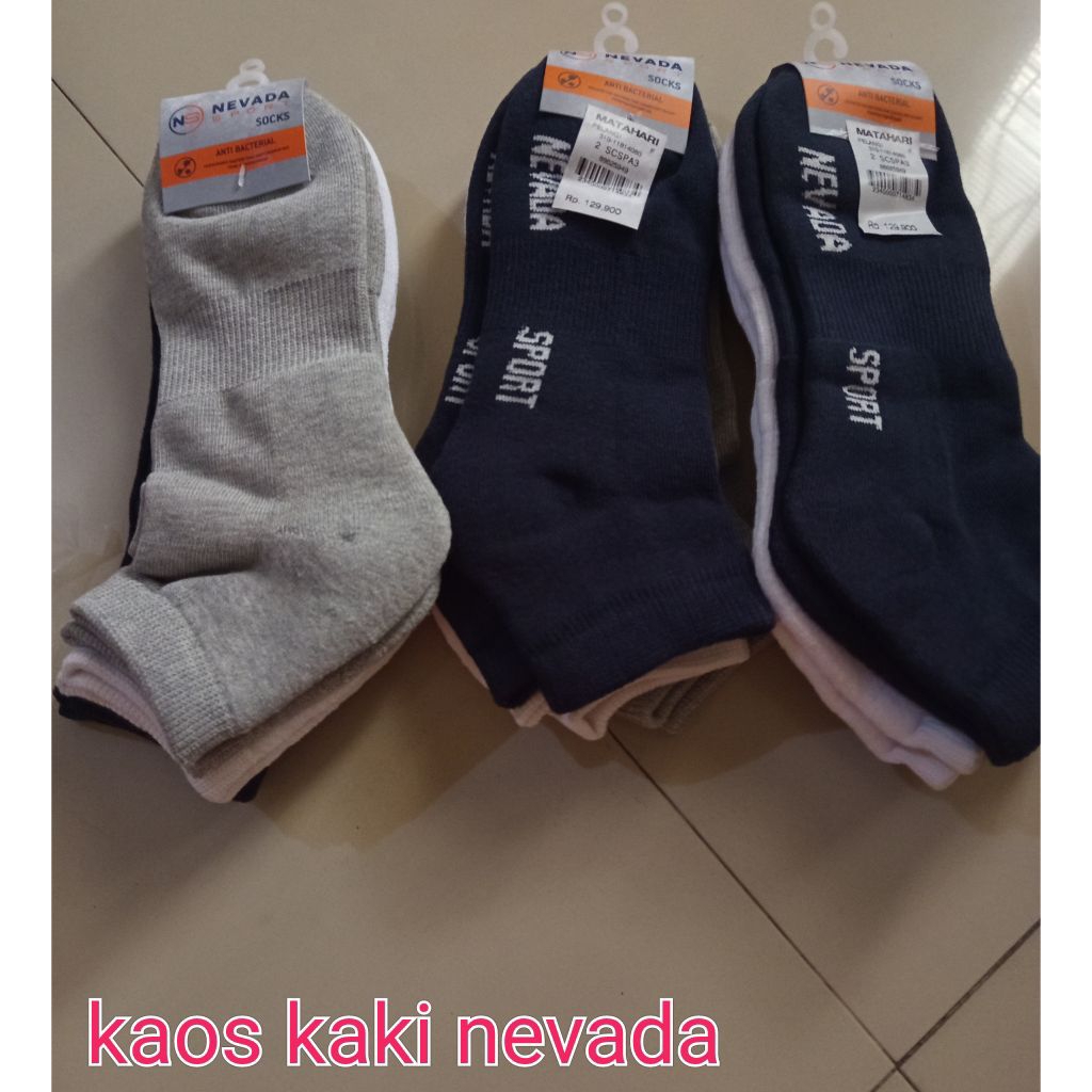 Kaos kaki Nevada sport pria