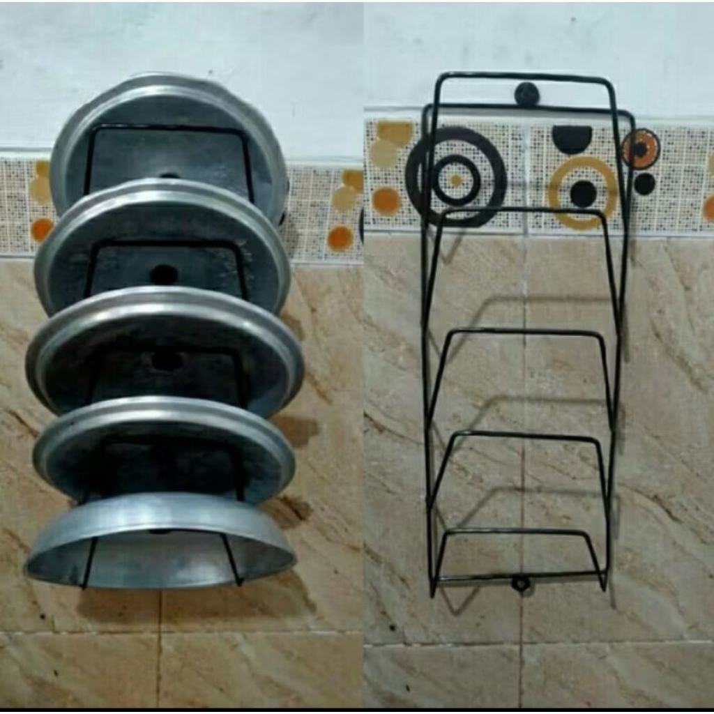 RAK TUTUP PANCI / RAK GANTUNG TUTUP PANCI / RAK SUSUN TUTUP PANCI / RAK TUTUP OMPRENG