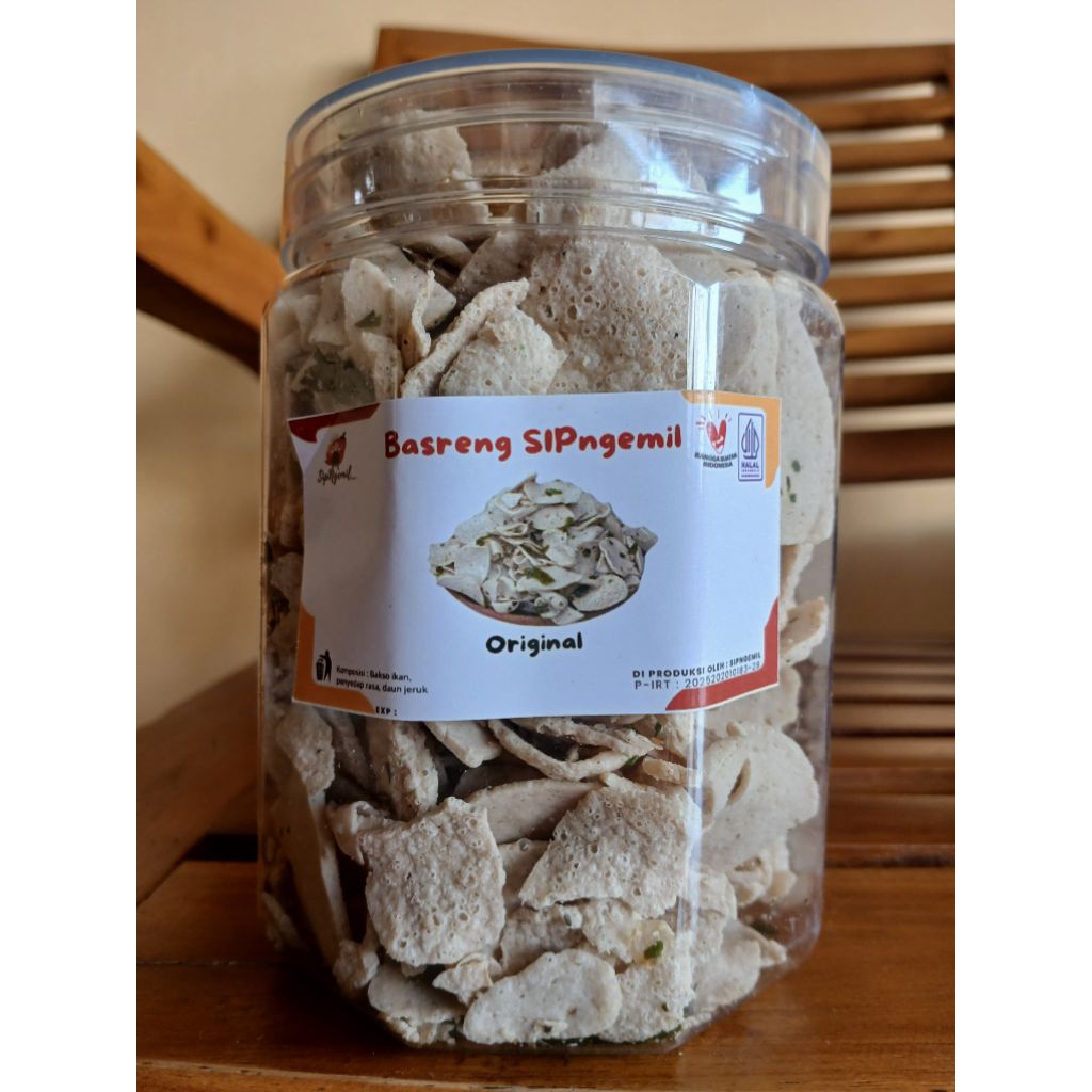 

Basreng sip ngemil kemasan toples (original) 225gr
