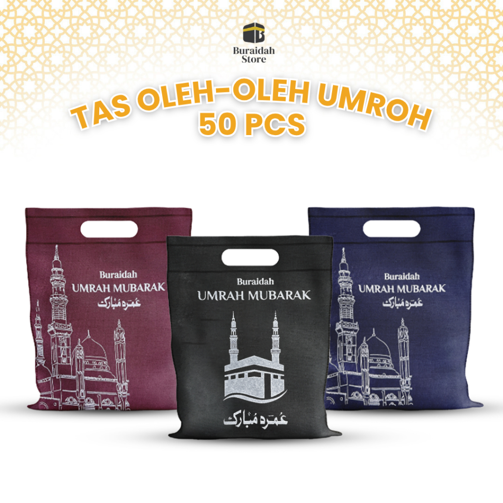 

Paket Hemat Isi 50 Pcs Tas Oleh Oleh Haji Umroh Premium Kabah Nabawi Kemasan Hampers Souvenir Umroh Unik Gift