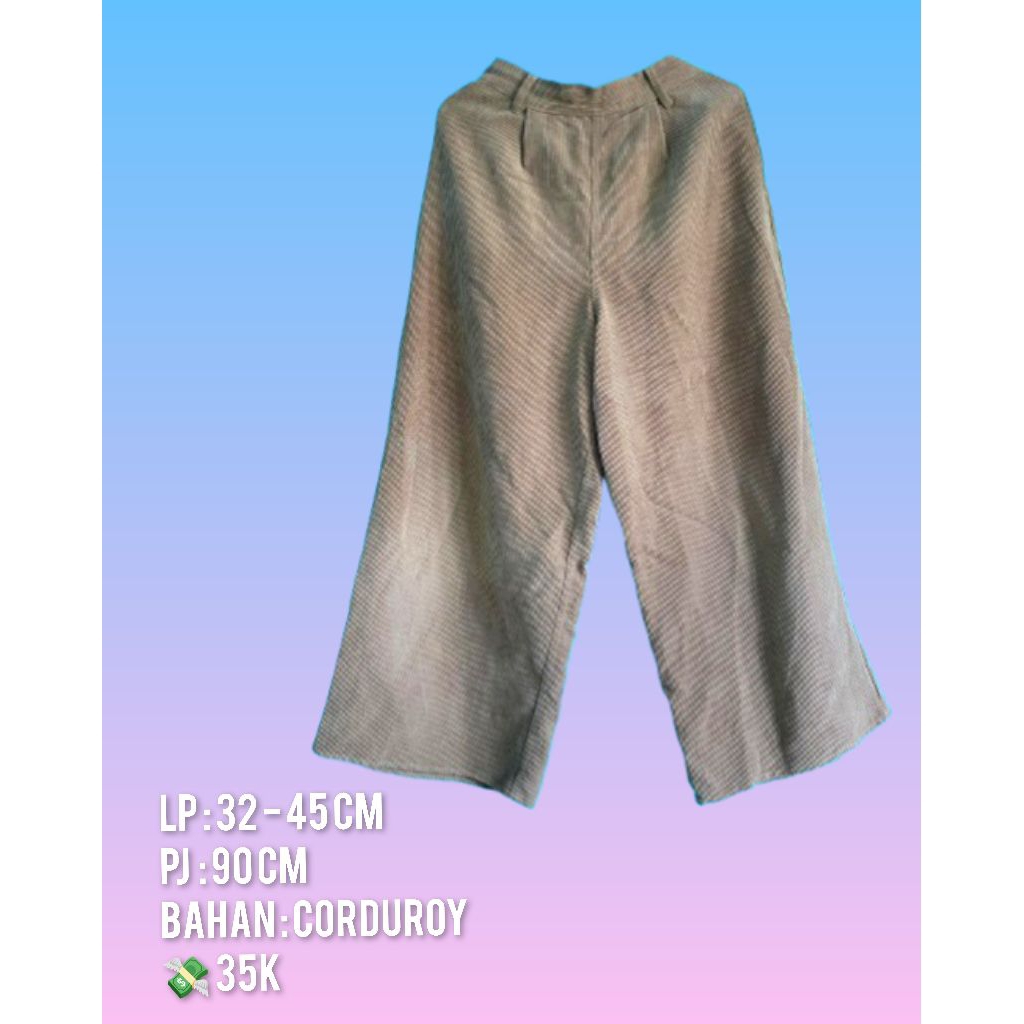 preloved celana corduroy