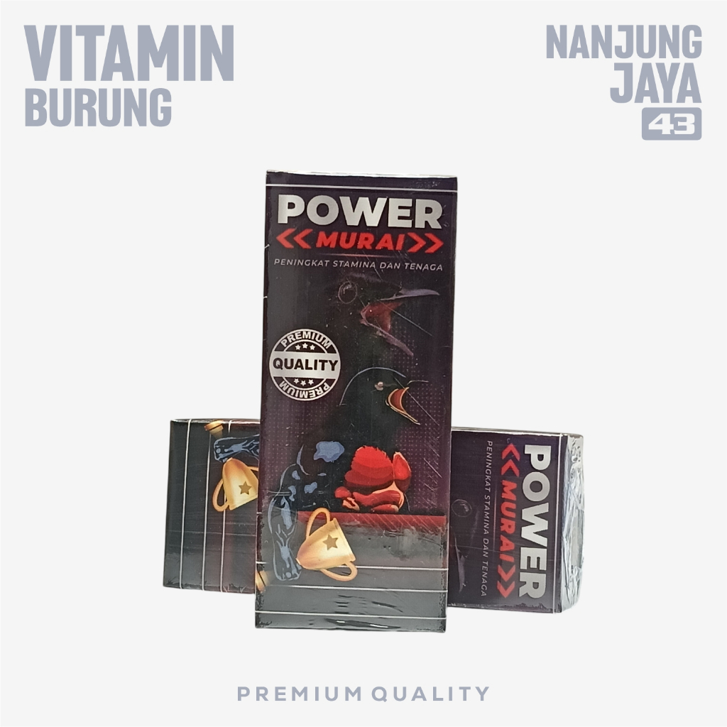 POWER MURAI Nanjung - Suplemen Booster Burung Lomba