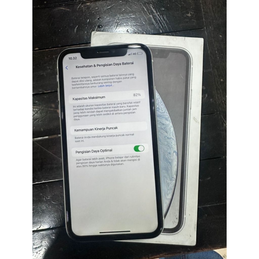 iPhone XR 128gb White Fullset Mulus