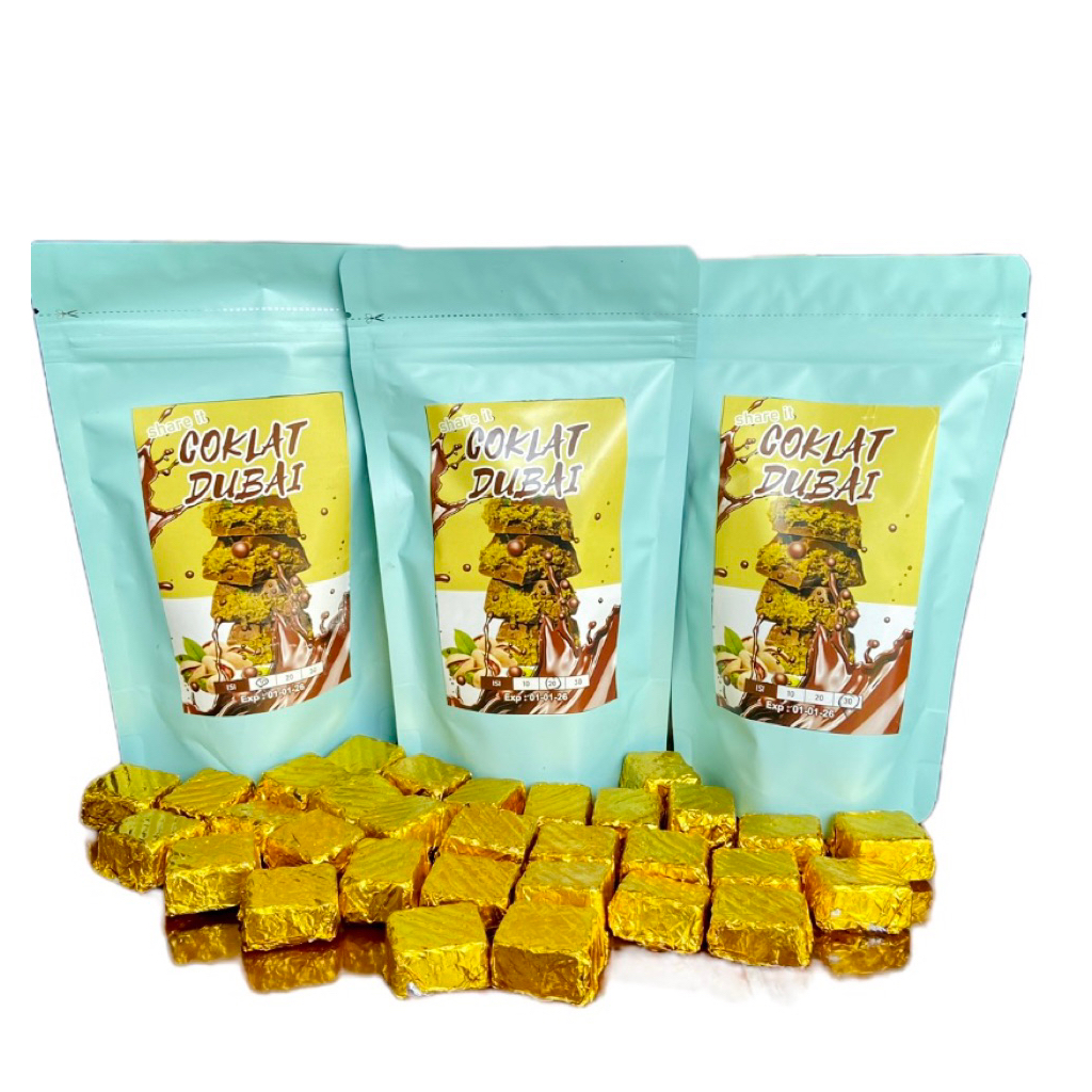 

ISI 30 PCS COKLAT DUBAI BITES / COKLAT DUBAI SHARE IT