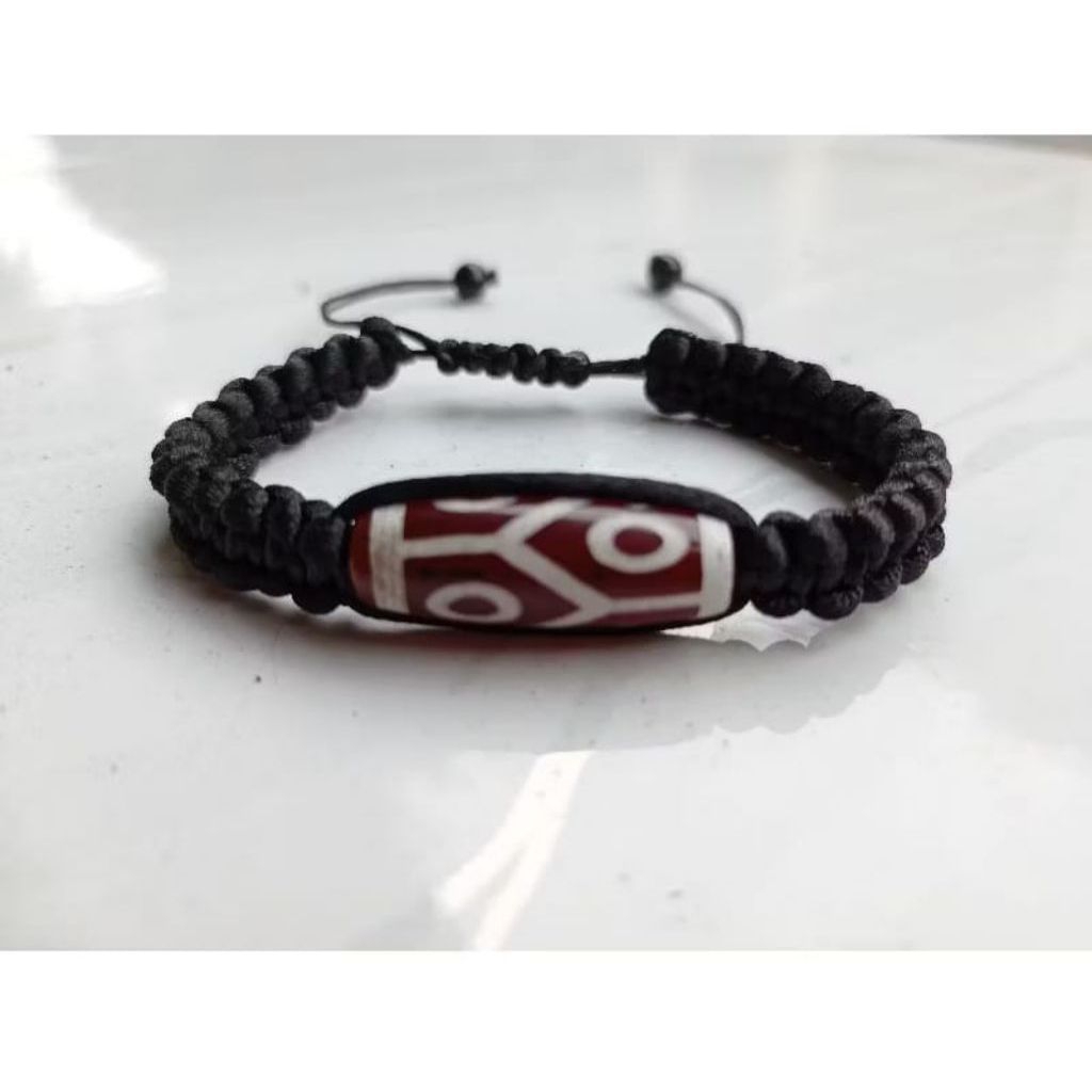 Gelang Batu Zhi Sulaiman Madu Tibet