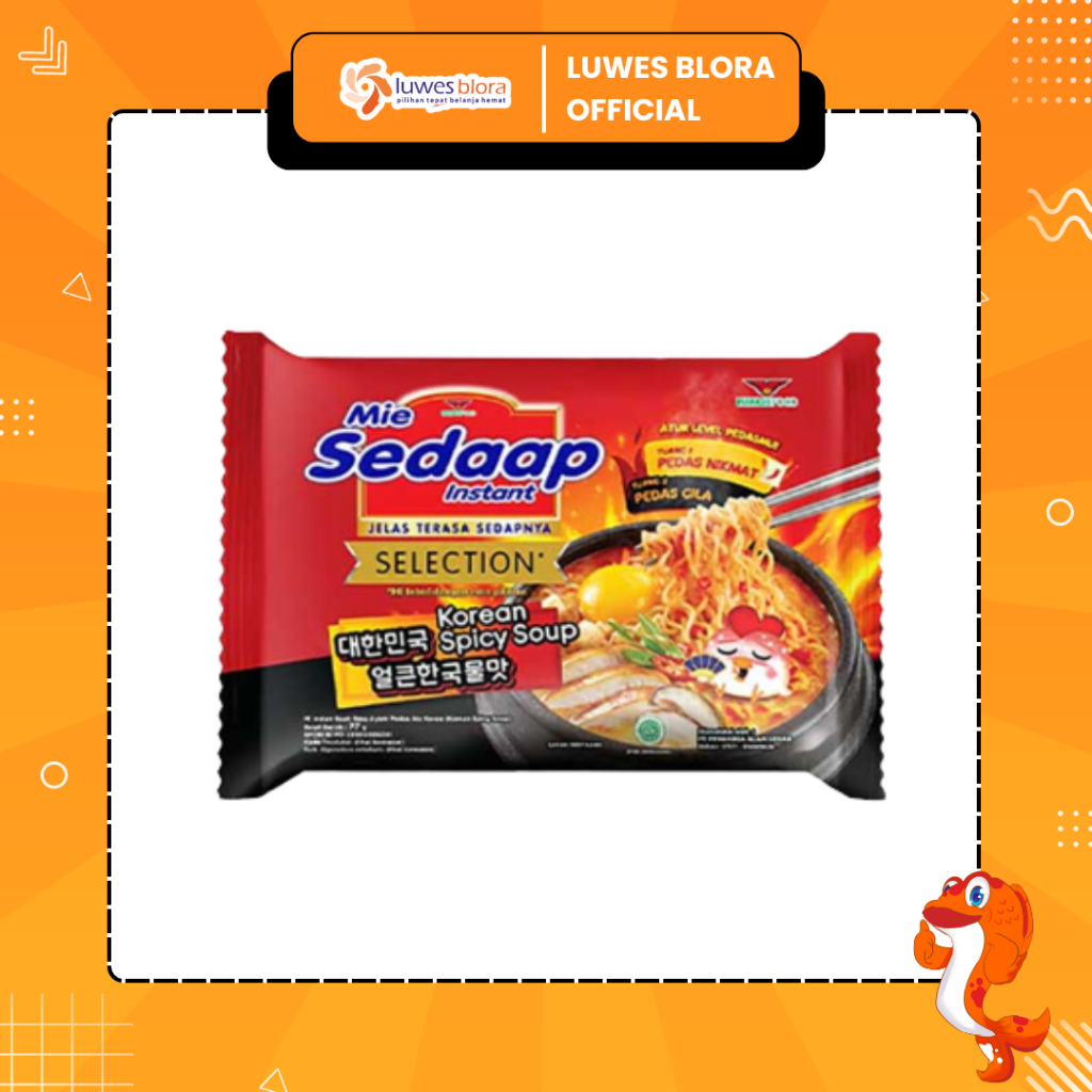 

Mie Sedaap Korean Spicy Soup 77g