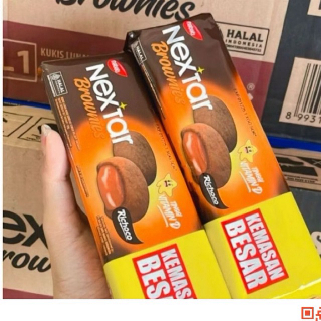 

PROMO 1 DUS NEXTAR BROWNIES 90GR ISI 24 PCS | NEXTAR BROWNIES 5000 | NABATI ASUL-ASUL | NABATI HAJATAN