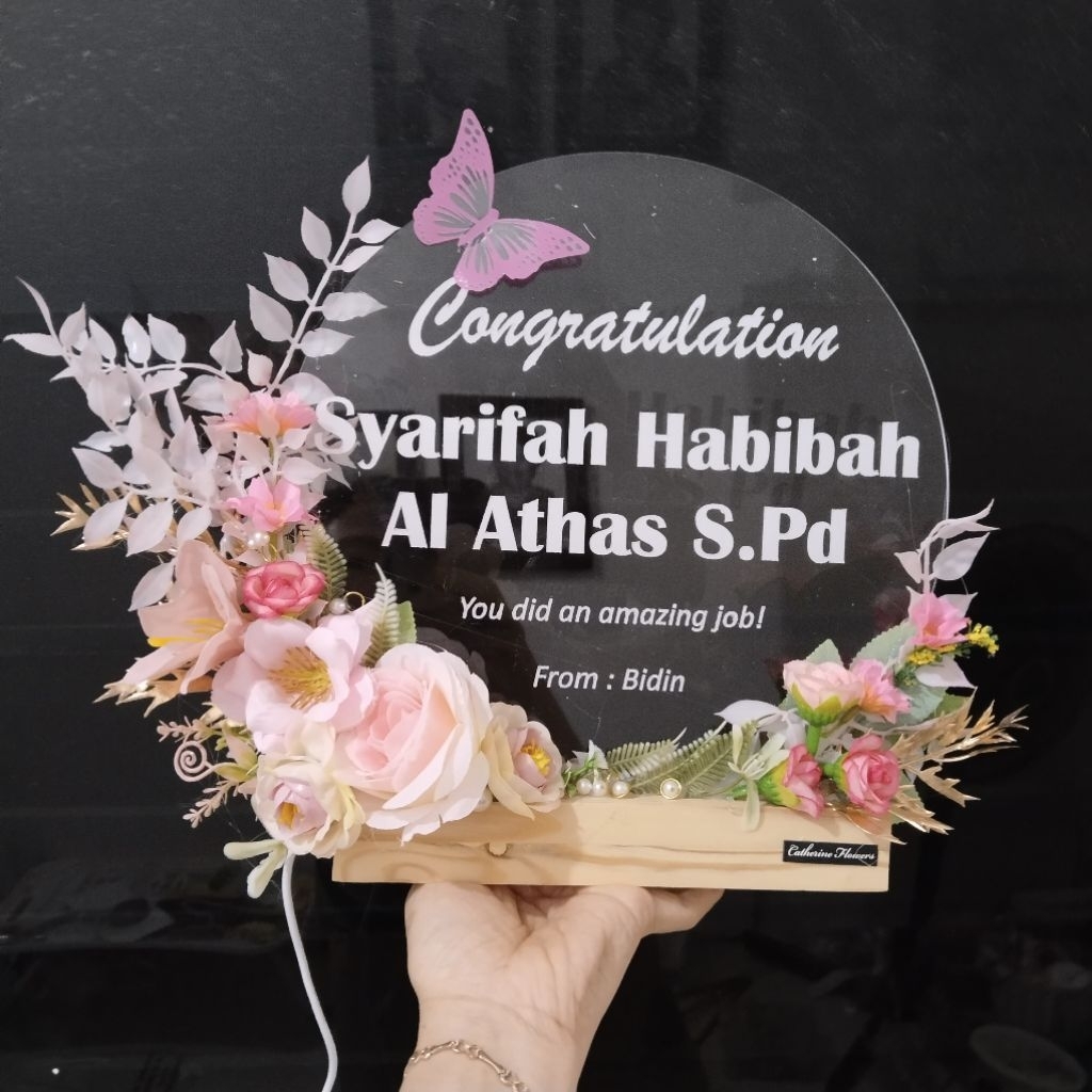 akrilik bunga custom