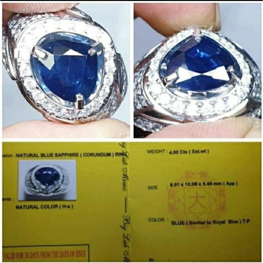 Natural Royal Blue Sapphire Batu Permata Safir Ada garnet tsavorite alexandrite chrysoberyl tourmali