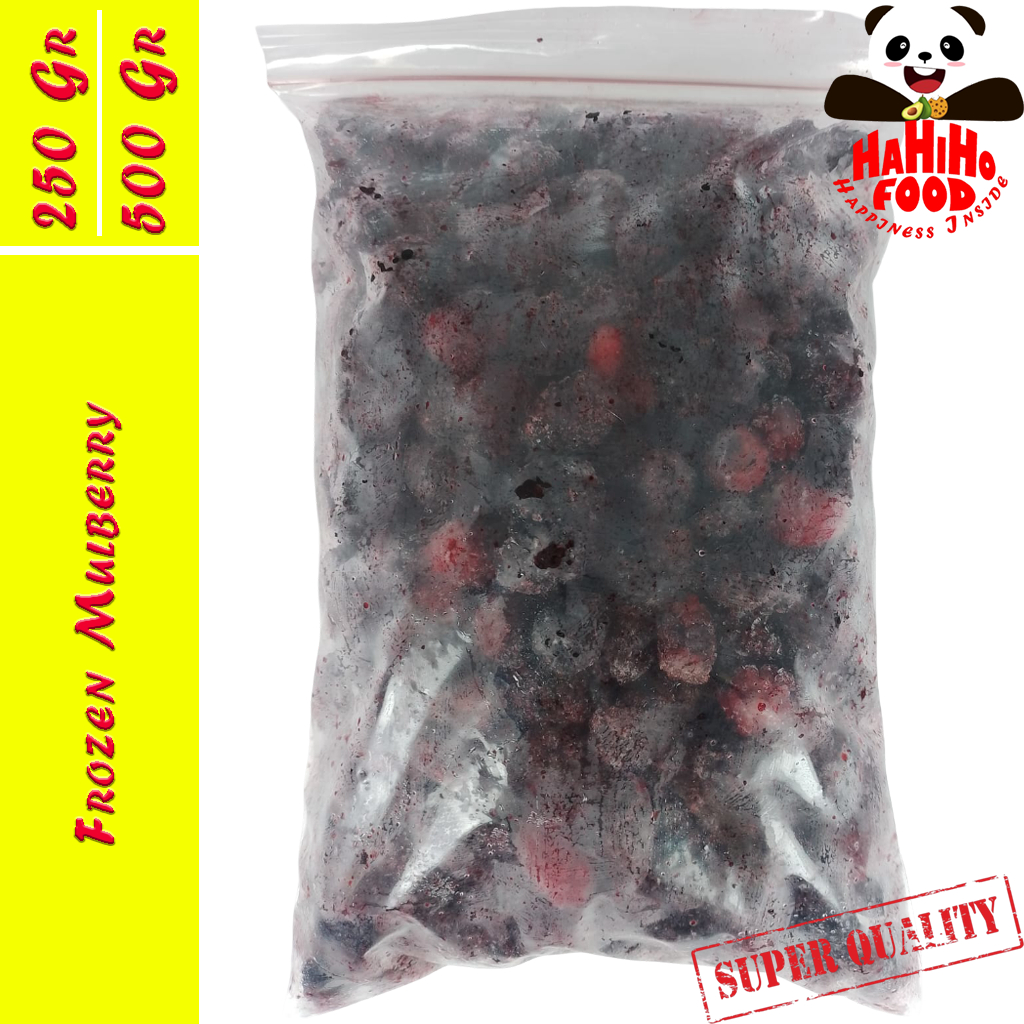 

HaHiHo FOOD Berry Murbei Beku | Frozen Mulberry Beku | Mulberry Frozen | Murbei Frozen | Murbei Beku