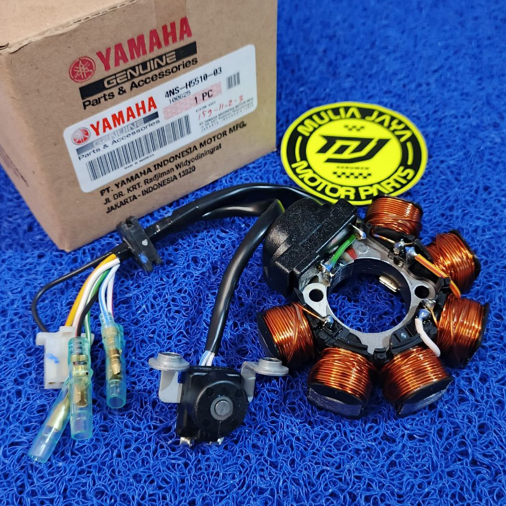 DINAMO STATER STARTER ASSY ATAU MOTOR STATOR ASSY YAMAHA F1ZR FIZR F1Z FORCE 1 ORIGINAL YGP 4NS-H551