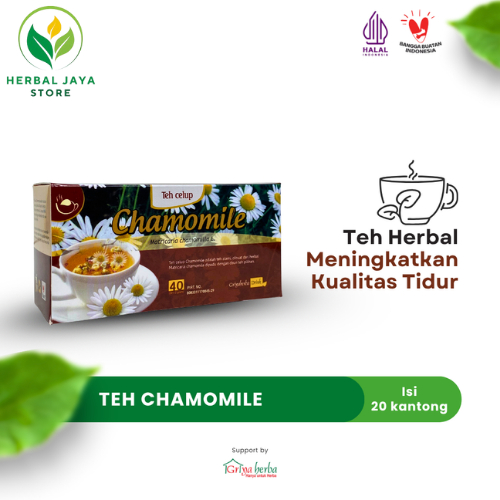 

Teh herbal Chamomile Griya Herba Isi 20 Teh Celup Kaya Antioksidan / Teh Chamomile