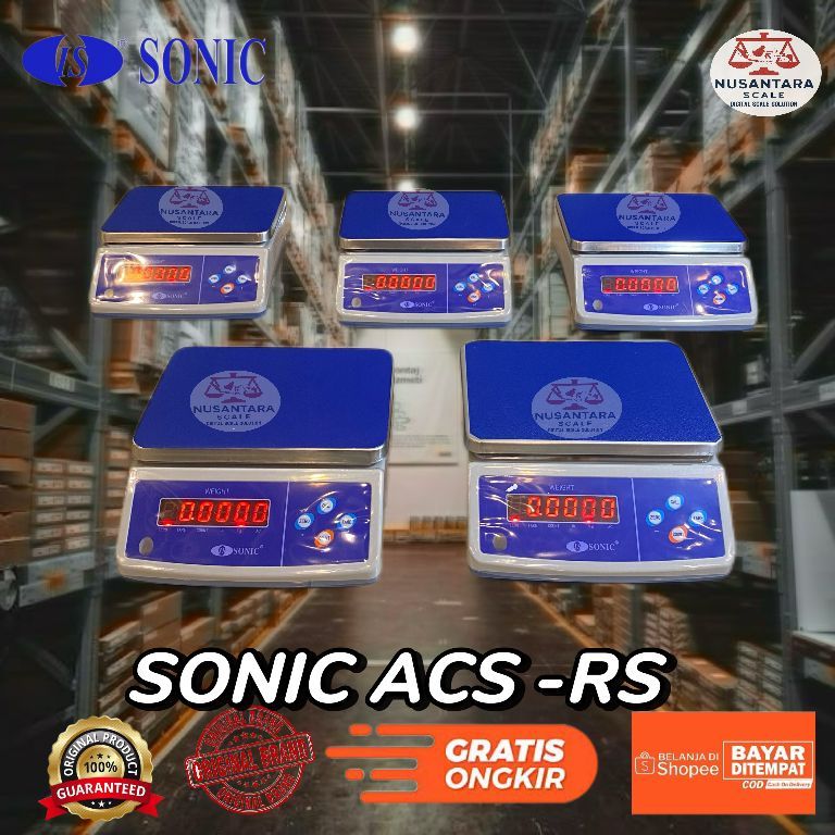 timbangan digital 30kg / timbangan Sonic ACS-RS 30kg