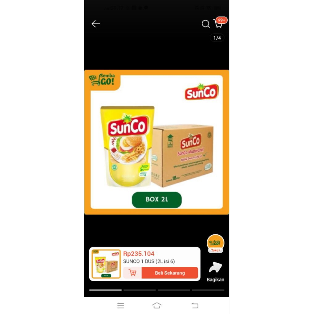 

Minyak SUNCO kemasan 2L