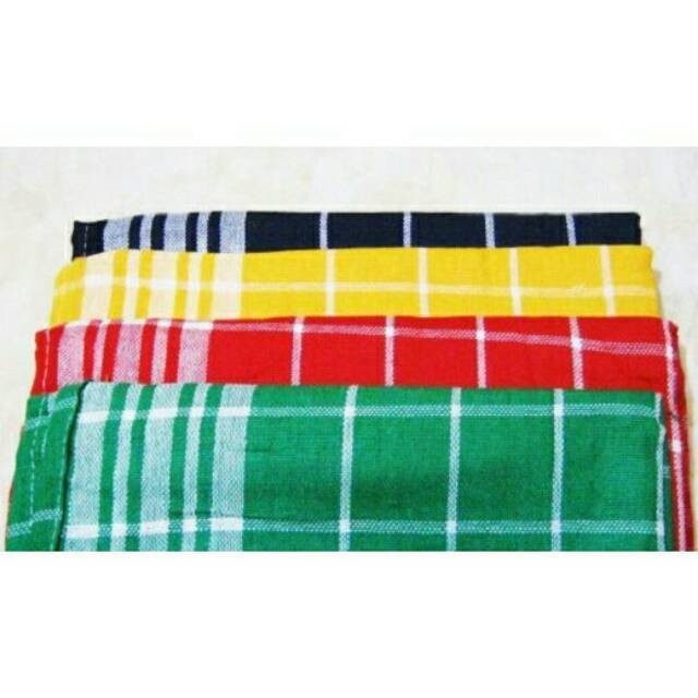 Kain Lap Kotak Besar WARNA / Kain Lap Tangan WARNA / Kain Lap Piring / Serbet Dapur Serbaguna (ECER)