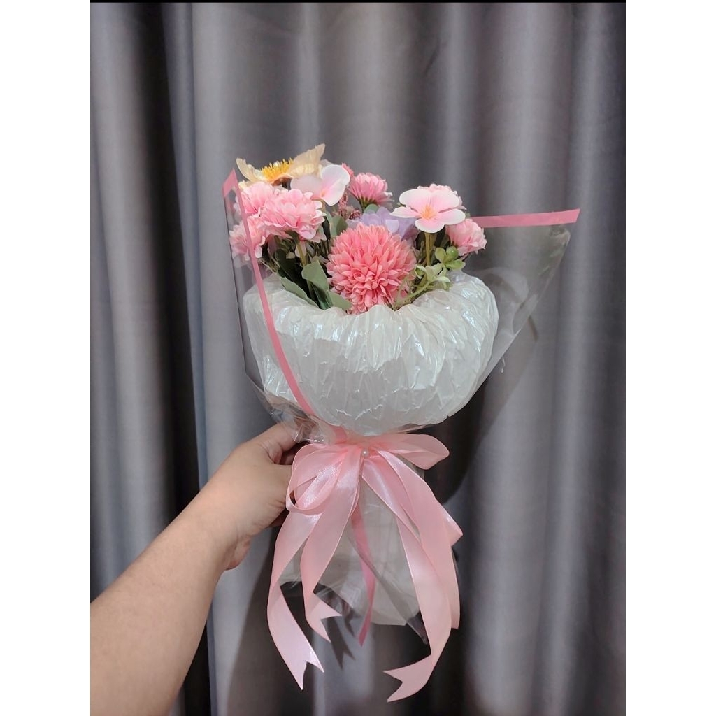 SWEET LEN'S BOUQUET - BUKET ARTIFICIAL MINI KOREAN BOUQUET | BUKET WISUDA | BUKET ULANG TAHUN TANGER