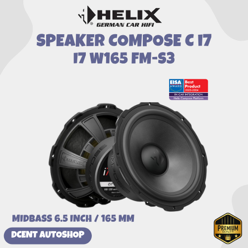 Speaker Midbass Mobil - Speaker Helix Midbass Compose i7 W165 FM-S3 - 6.5 Inch - Midbass Speaker Mob