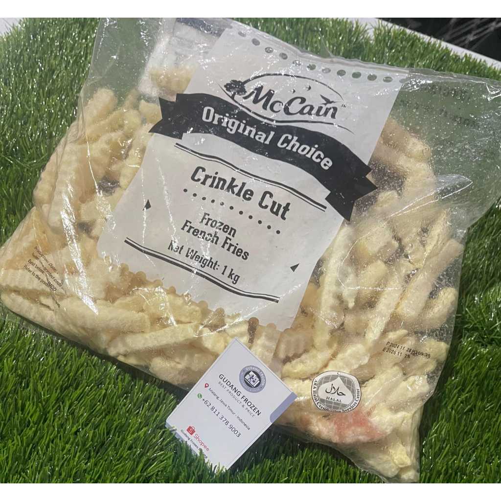 

Mc Cain French Fries Crinkle 1Kg